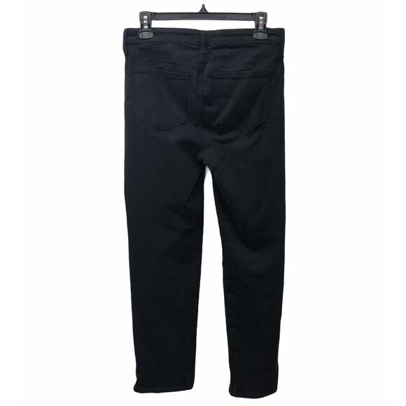 New NYDJ CURVES 360 Slim Straight Leg Ankle Jeans Black 2 Women's - Picture 4 of 7
